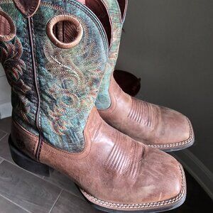 Ariat Sport Rodeo Cowboy Boots size 9D Mens Loco Brown